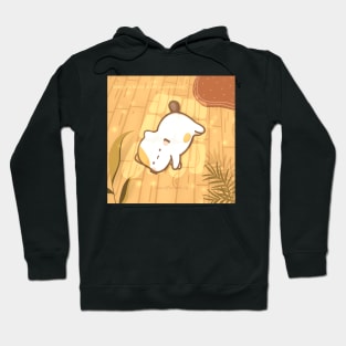 muffin cat relax sunbathing Hoodie